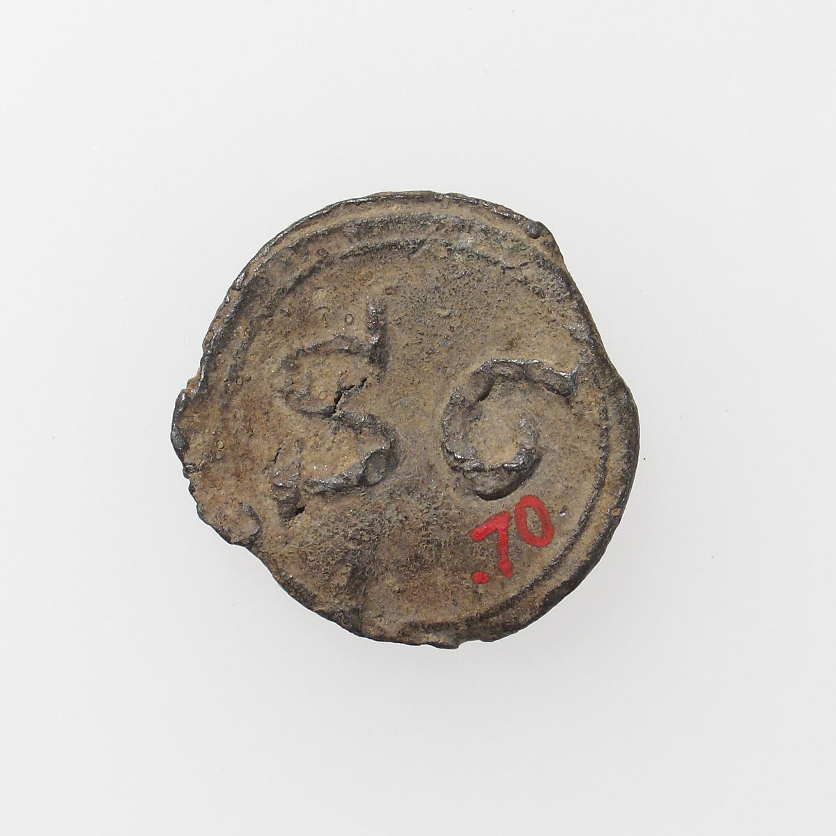 Pilgrim's Badge, Lead, French