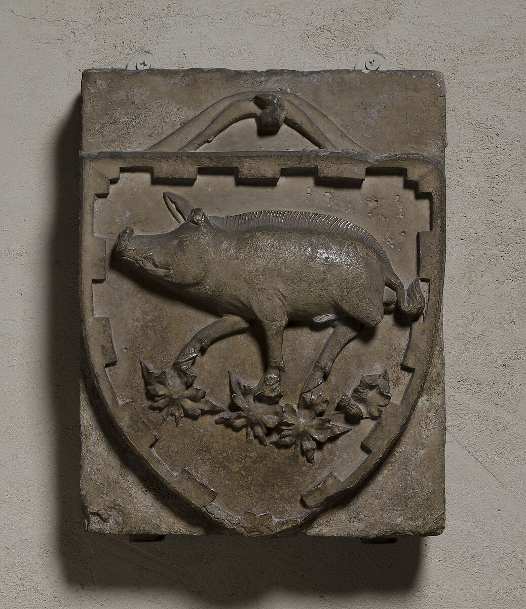 Coat of Arms, Stone, French 