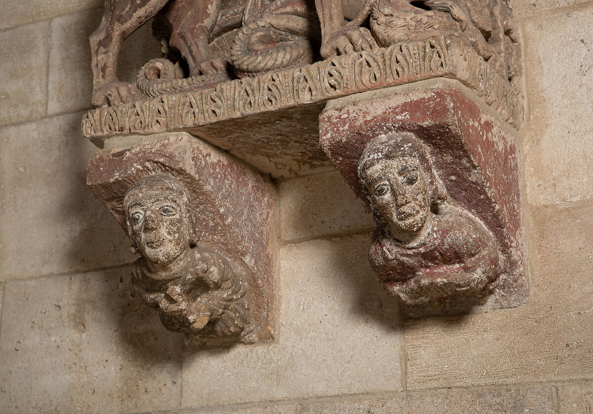 Lion Relief, Sandstone with traces of paint, Spanish