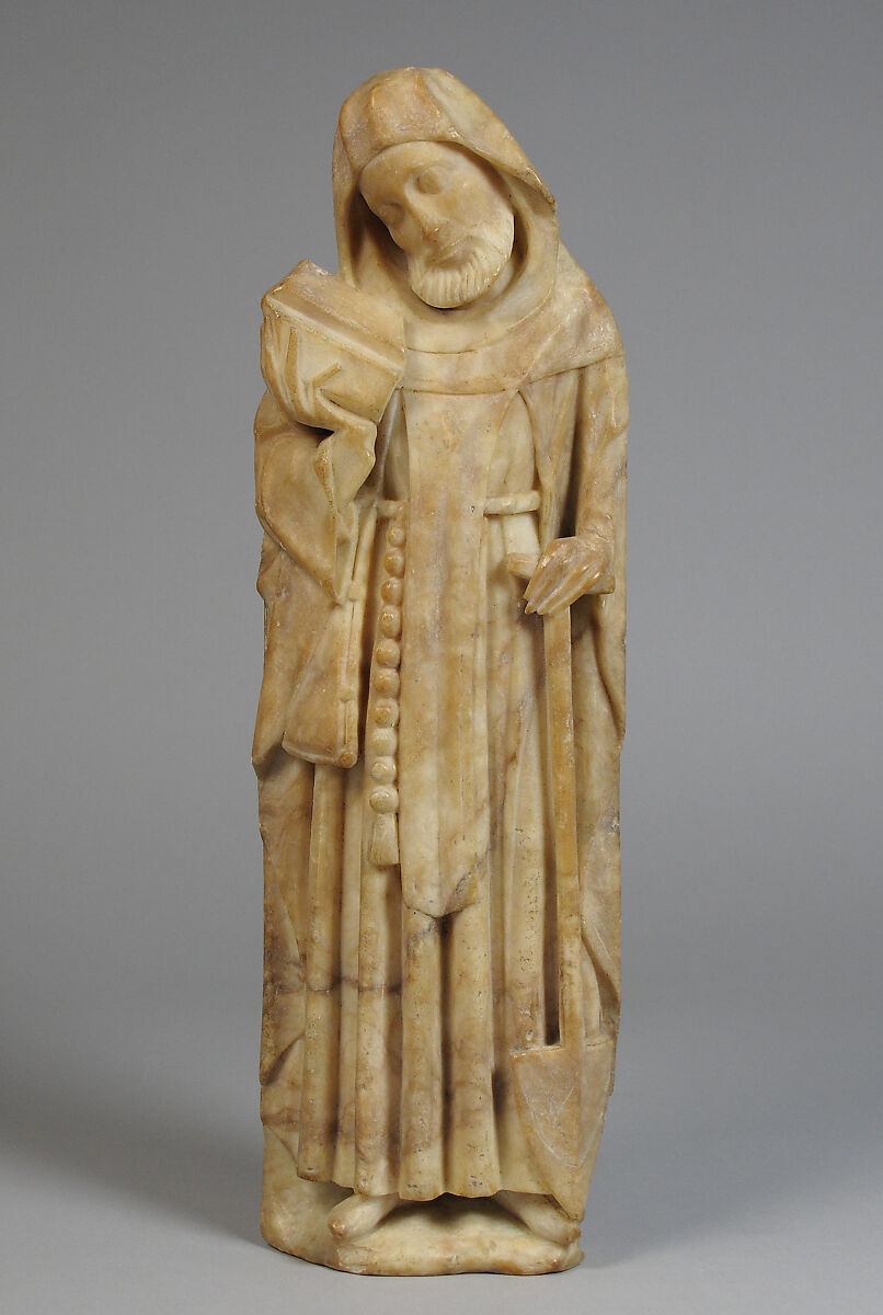 Saint Fiacre, Alabaster, British 