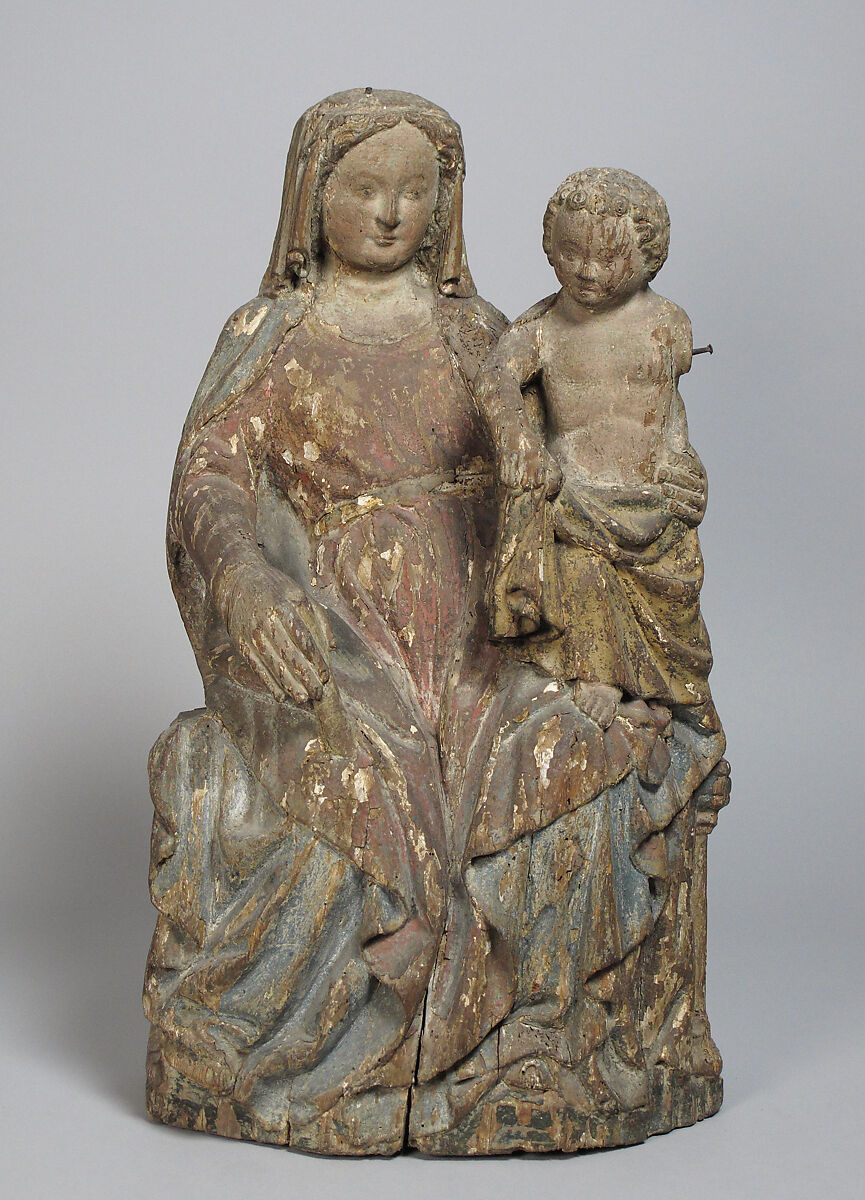 Virgin and Child, Wood, French 