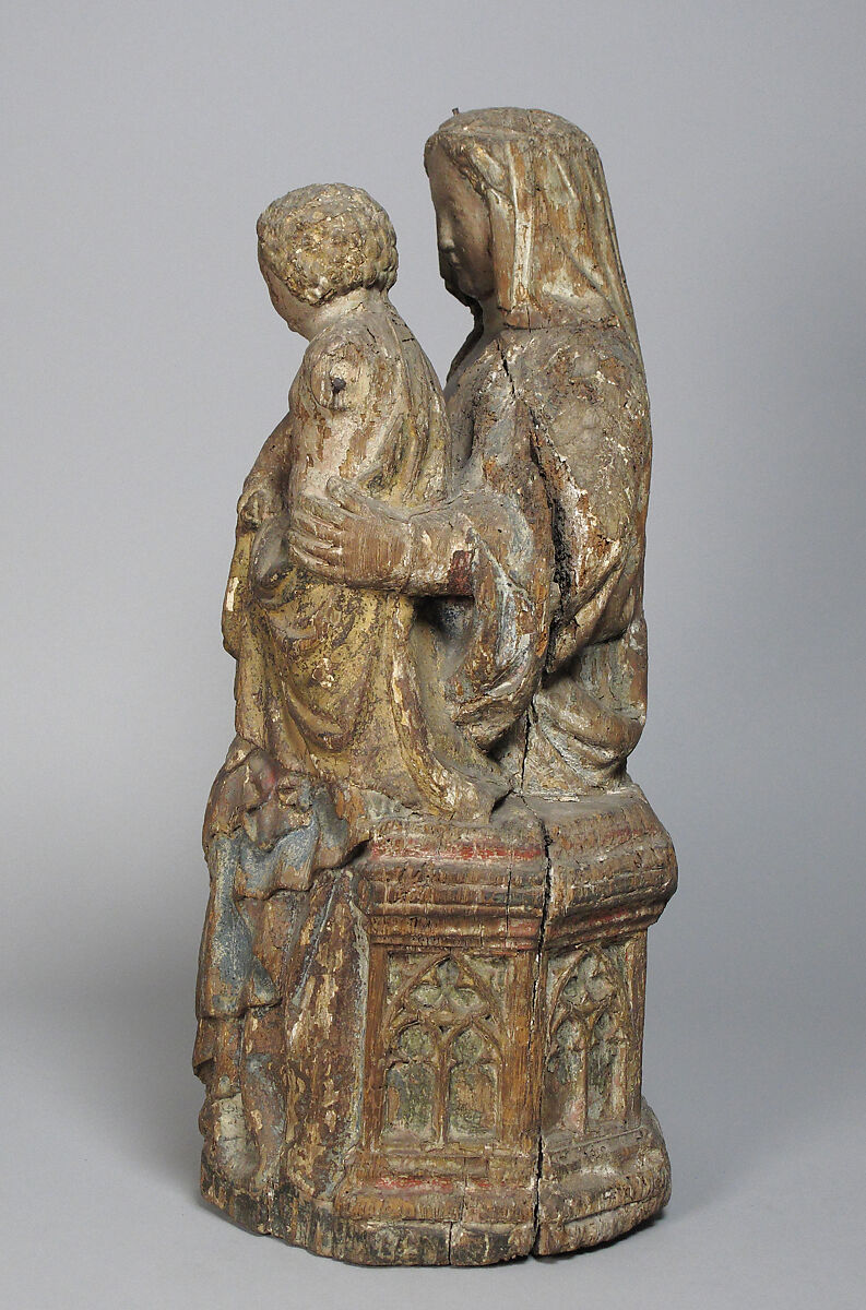 Virgin and Child, Wood, French