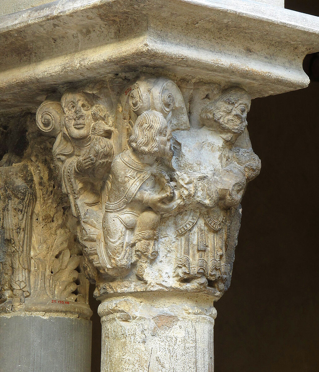 Capital with the Presentation of Christ in the Temple (from Saint-Guilhem Cloister)