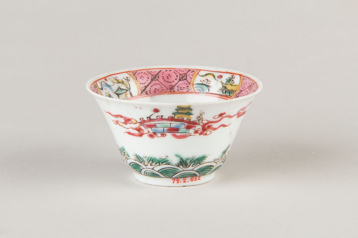 Cup, Porcelain (Export ware), China
