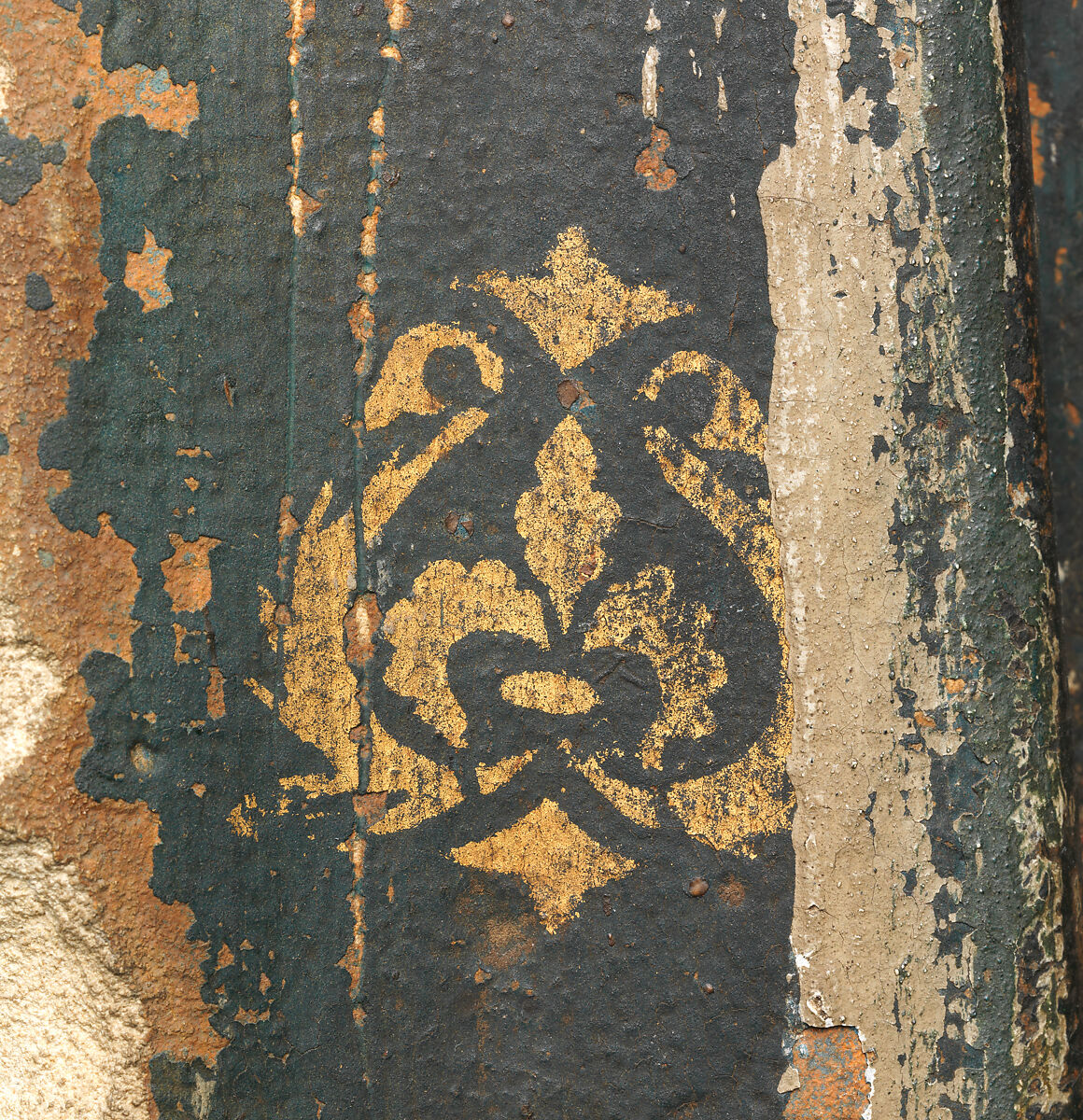 Virgin and Child, Limestone, paint, gilt, glass, French