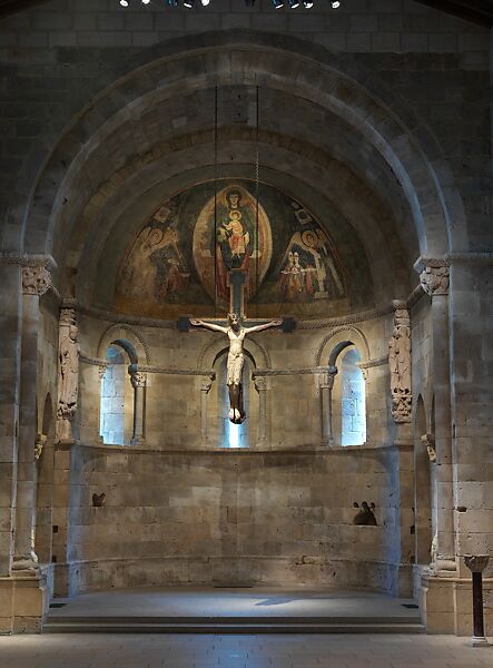 Apse from San Martín at Fuentidueña, Limestone, Spanish 