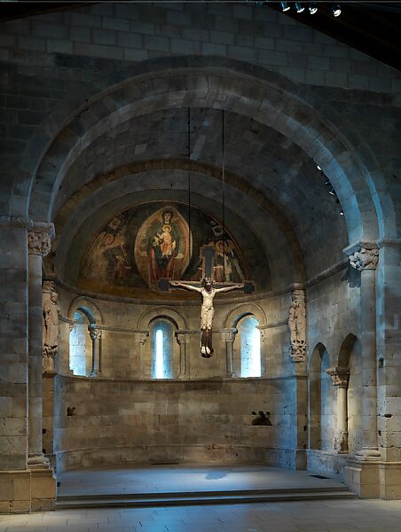 Apse from San Martín at Fuentidueña, Limestone, Spanish