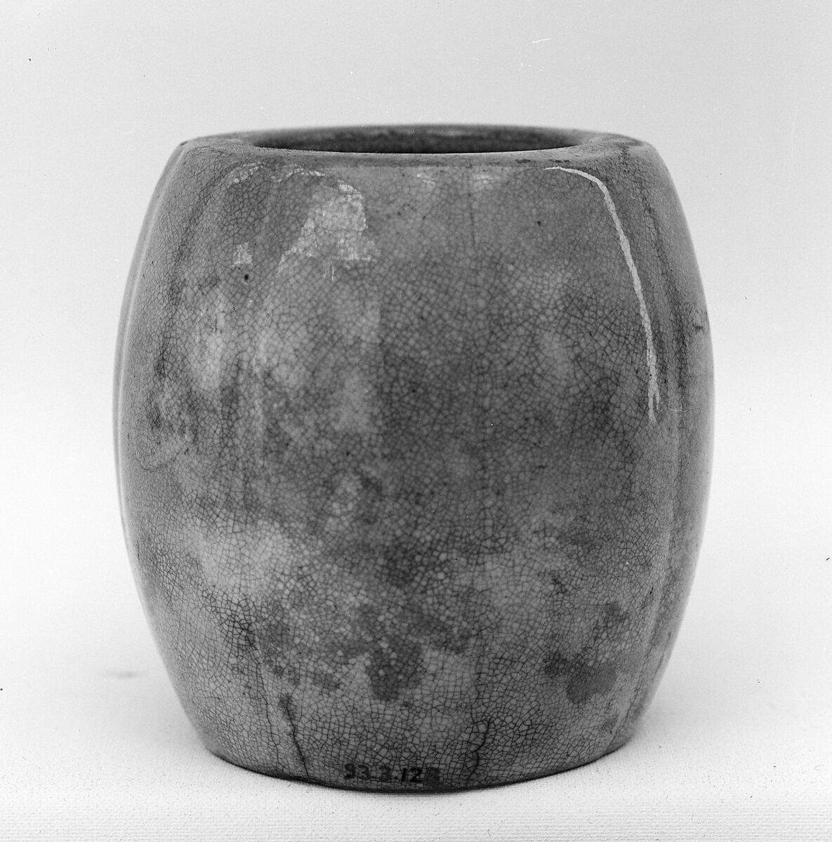 Incense Burner, Clay with finely crackled glaze (Satsuma ware), Japan 