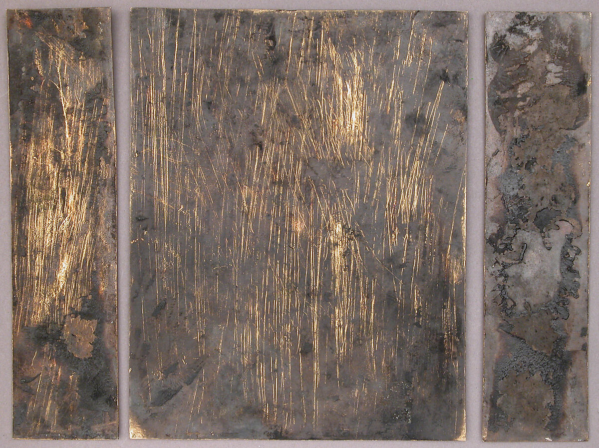 Panel from a Triptych with Bishop Saint, Copper-gilt, German