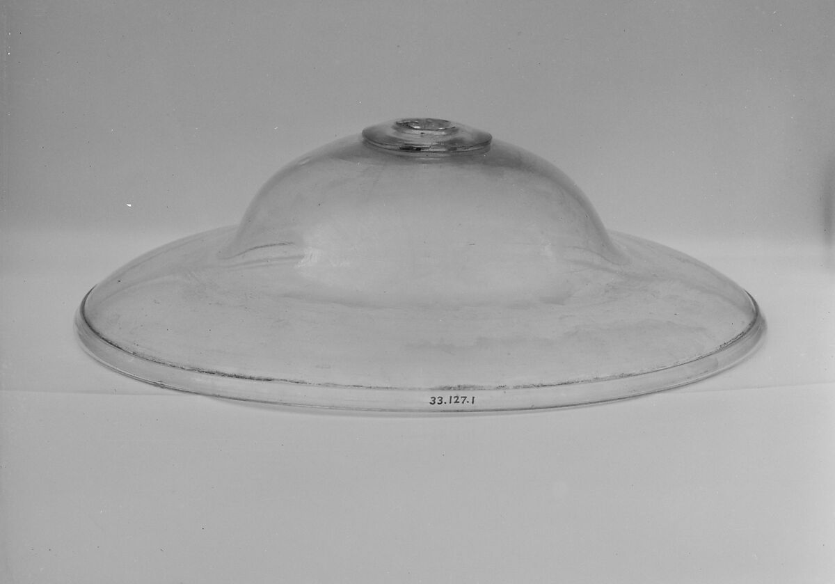 Lamp Shade, Free-blown glass, American 