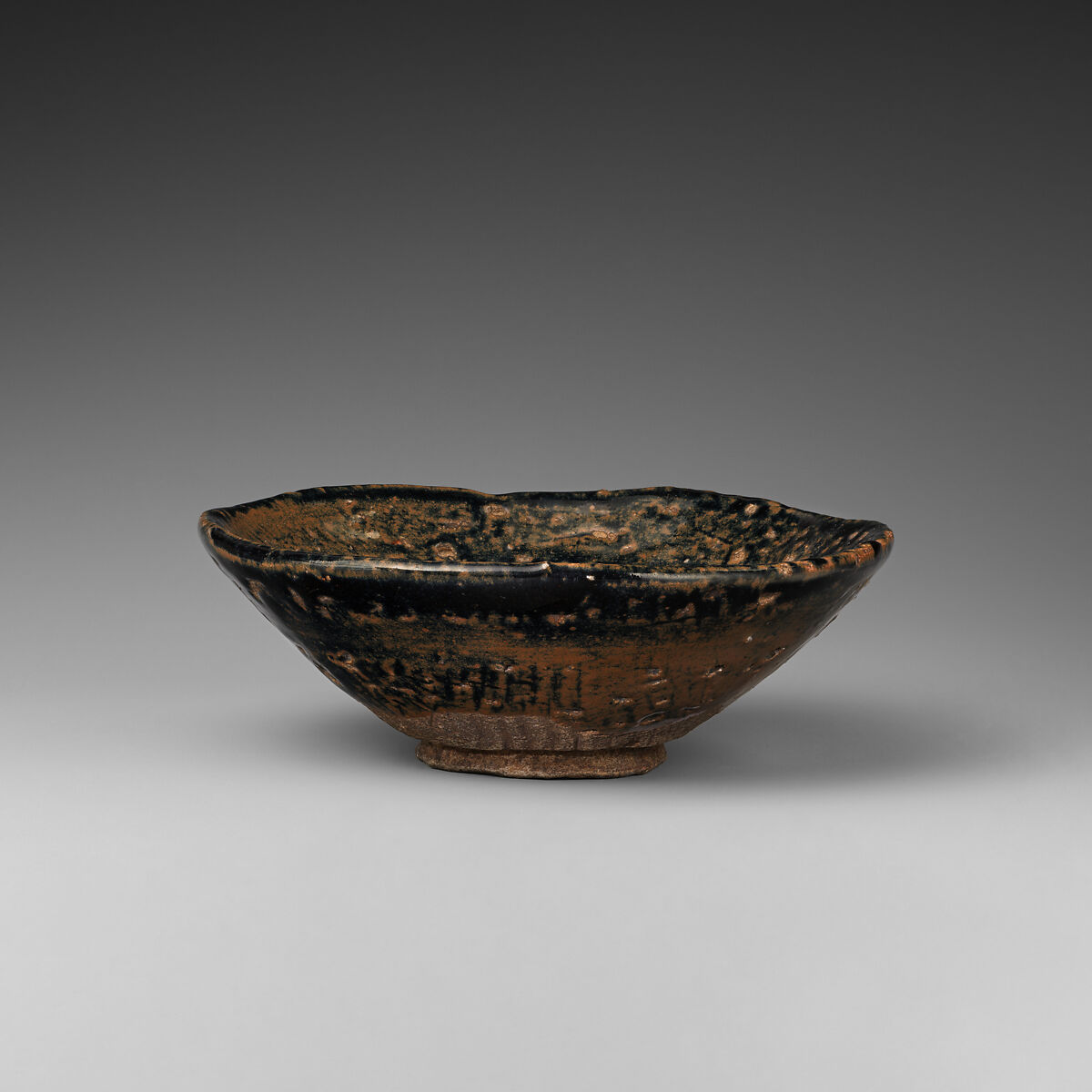 Teabowl, Seisuke (Japanese), Pottery decorated with glaze (Kyoto ware?), Japan