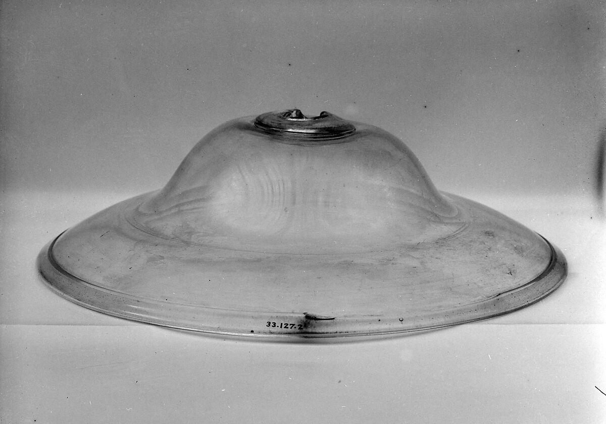 Lamp Shade, Free-blown glass, American 