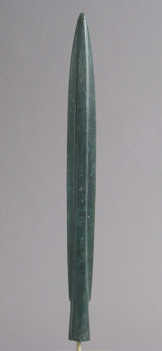Spearhead, Copper alloy, Bronze Age 