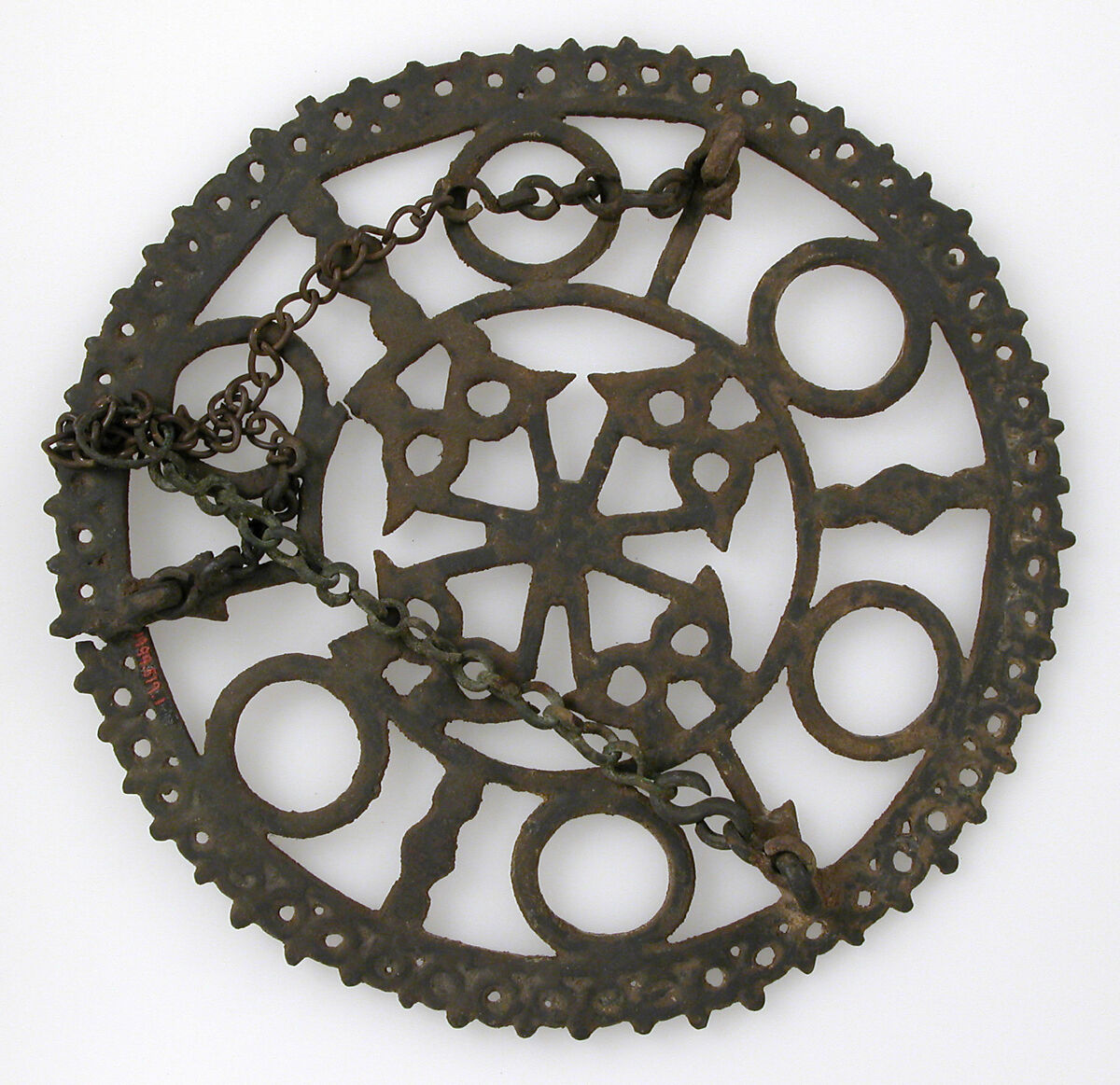 Polycandelon, Cast copper alloy, Byzantine