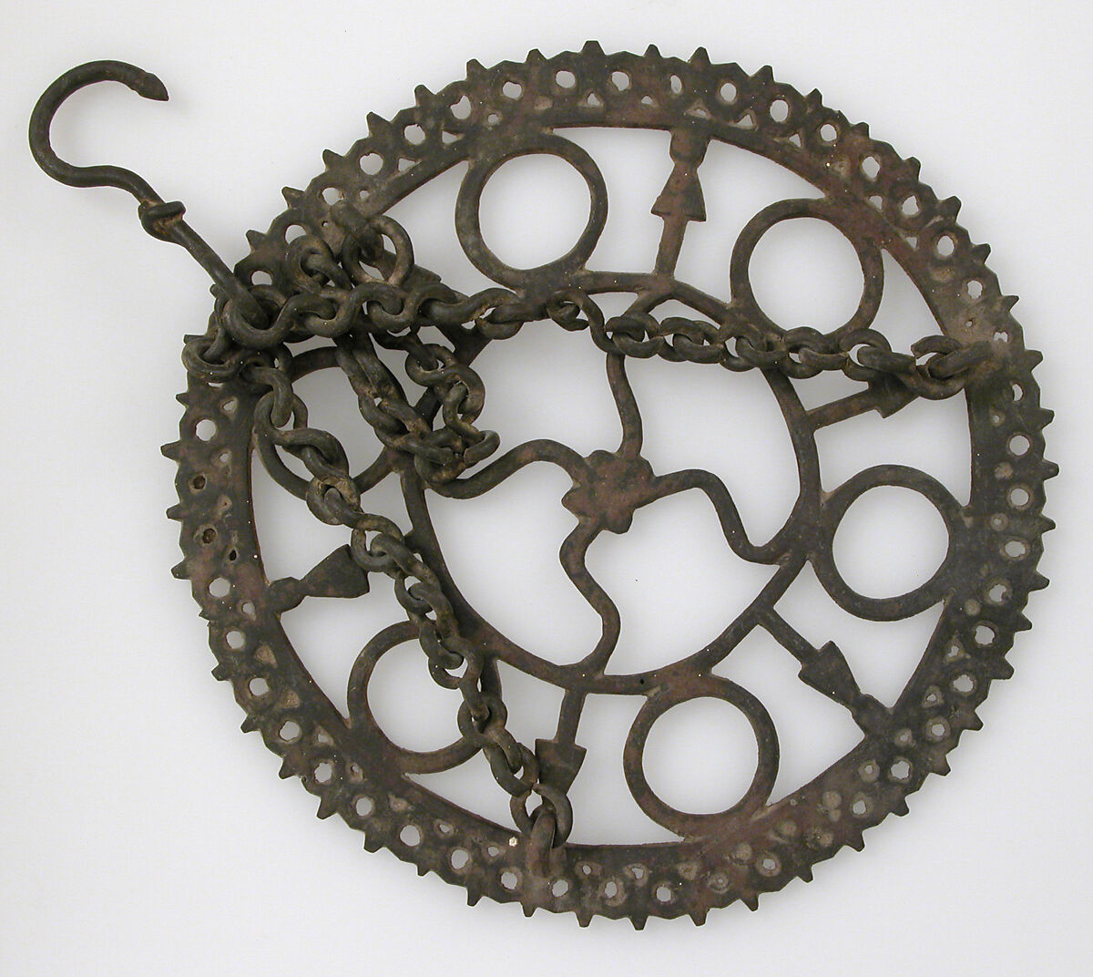 Polycandelon, Cast copper alloy, Byzantine