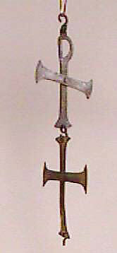 Cross, Cast copper alloy, Byzantine