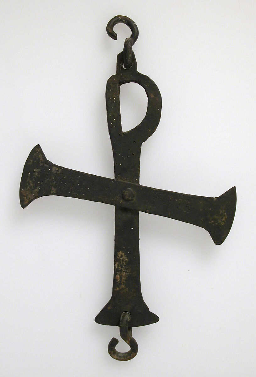 Cross, Cast copper alloy, Byzantine 