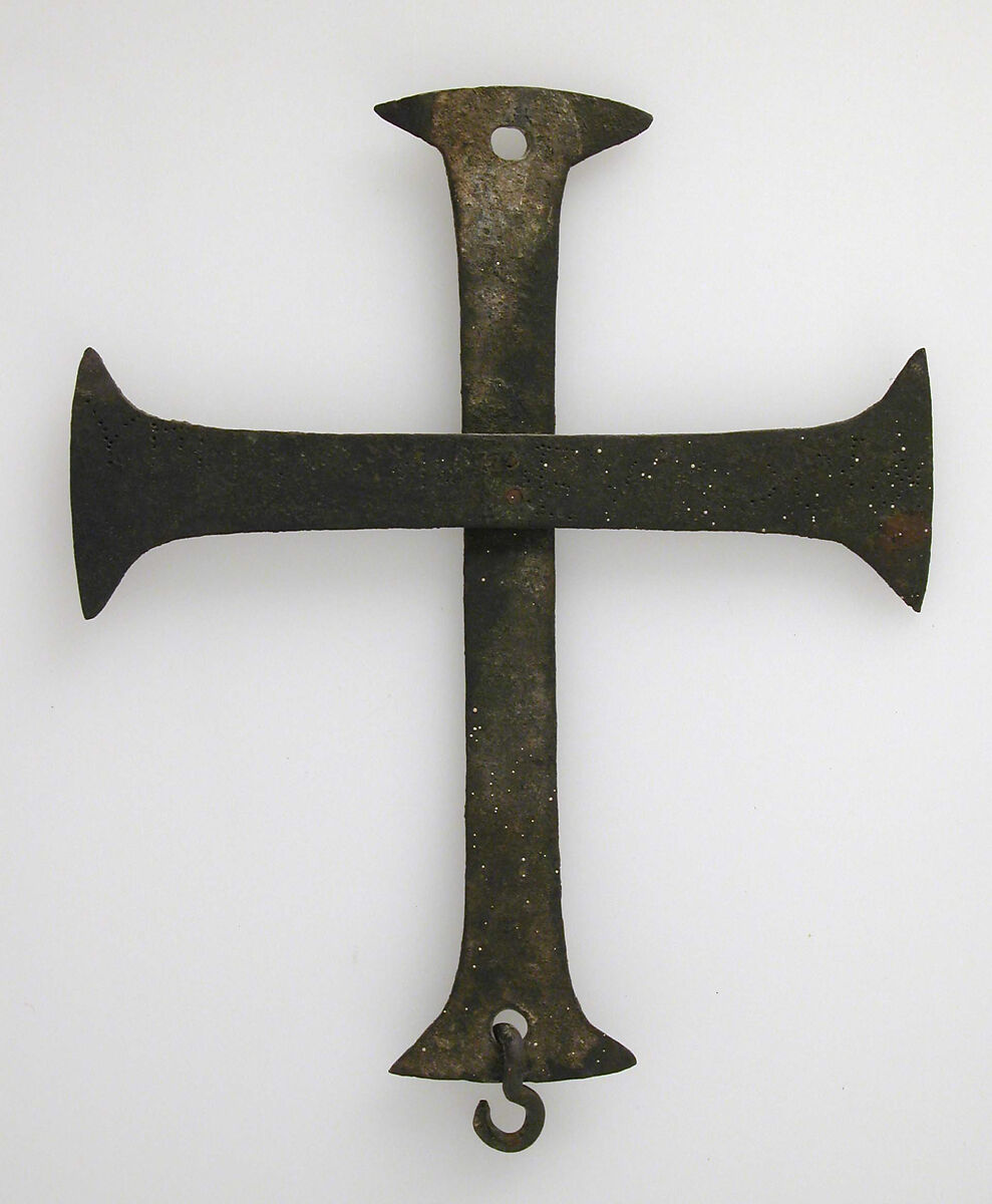 Cross, Cast copper alloy, Byzantine 