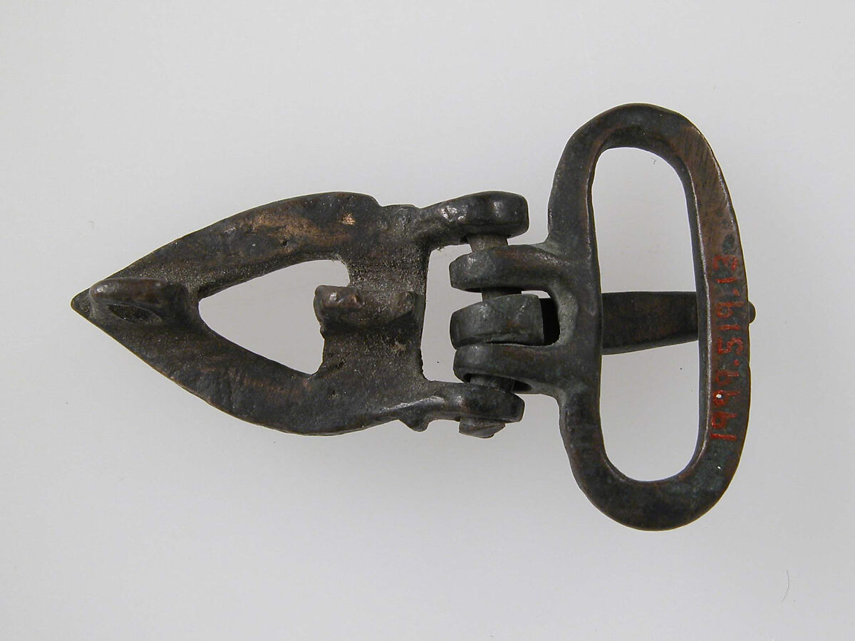 Buckle, Cast copper alloy, Byzantine