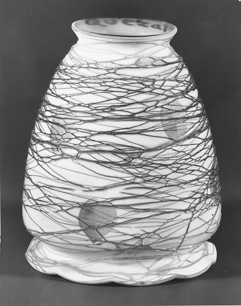 Lamp Shade, Quezal Art Glass and Decorating Company (1901–ca. 1924), Blown glass, American 