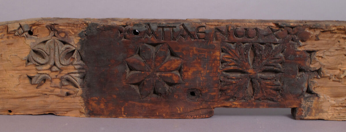 Fragment of a Sanctuary Screen, Wood, Coptic