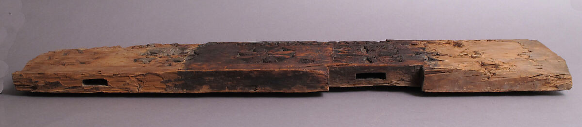 Fragment of a Sanctuary Screen, Wood, Coptic