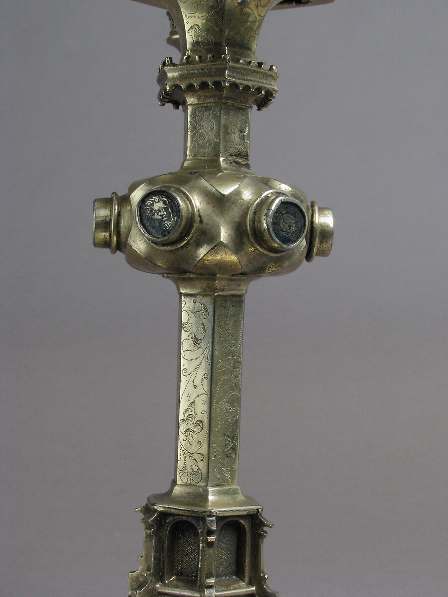 Footed Pyx, Silver, silver-gilt with opaque enamel, Spanish (?)