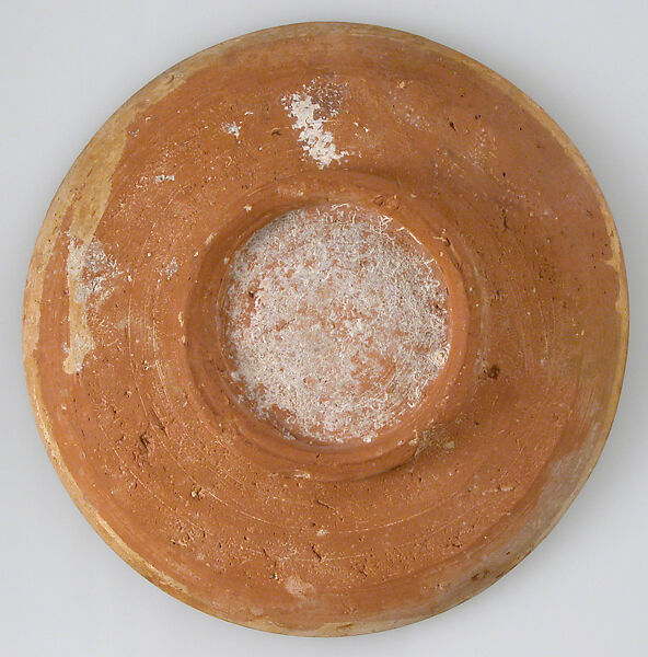 Bowl with Abstract Spiral Design, Terracotta decorated in sgraffito, Byzantine