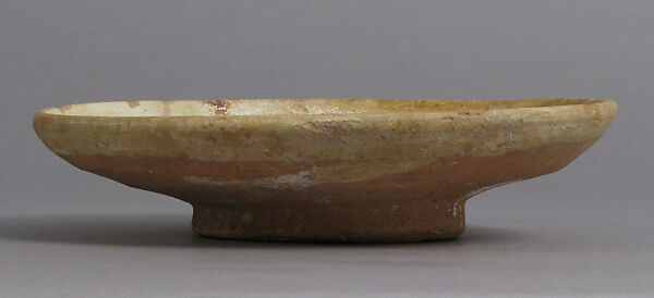 Bowl with Abstract Spiral Design, Terracotta decorated in sgraffito, Byzantine