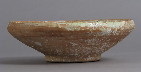 Bowl with Long Beaked-Bird, Terracotta decorated in sgraffito, Byzantine