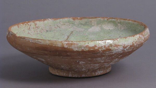 Bowl with Long Beaked-Bird, Terracotta decorated in sgraffito, Byzantine