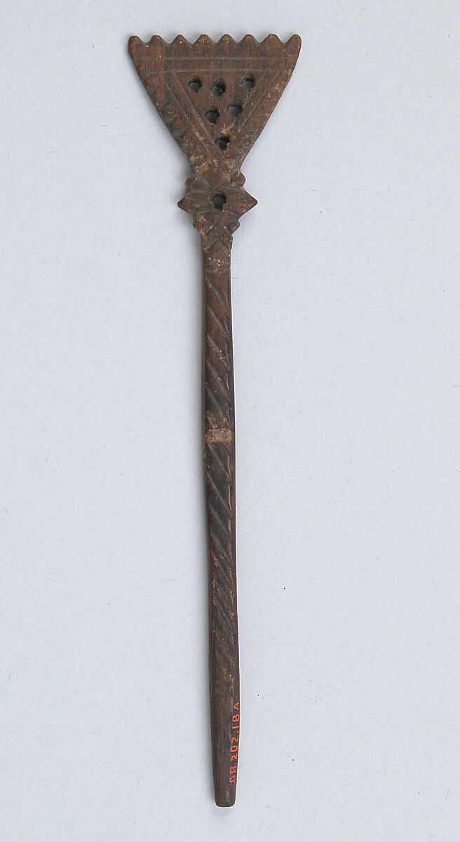 Hairpin, Wood, Coptic 