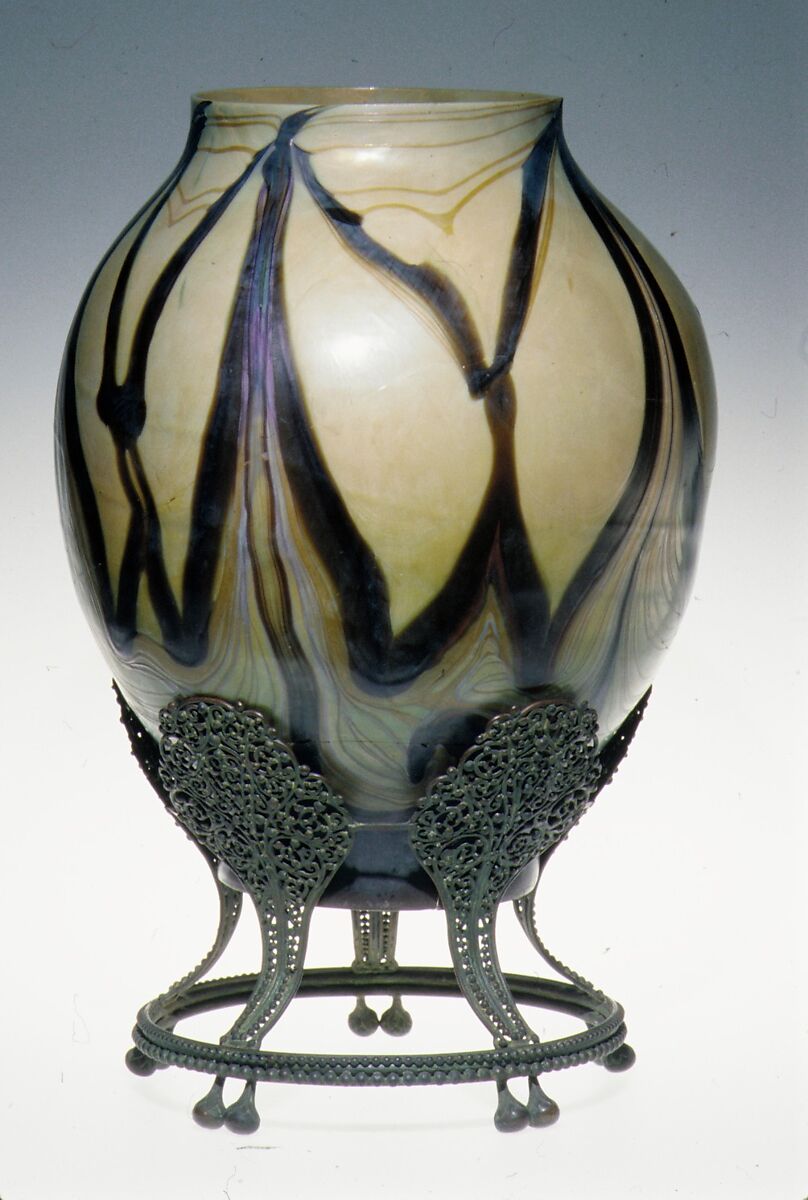 Lamp Shade (?), Designed by Louis C. Tiffany (American, New York 1848–1933 New York), Favrile glass, American 
