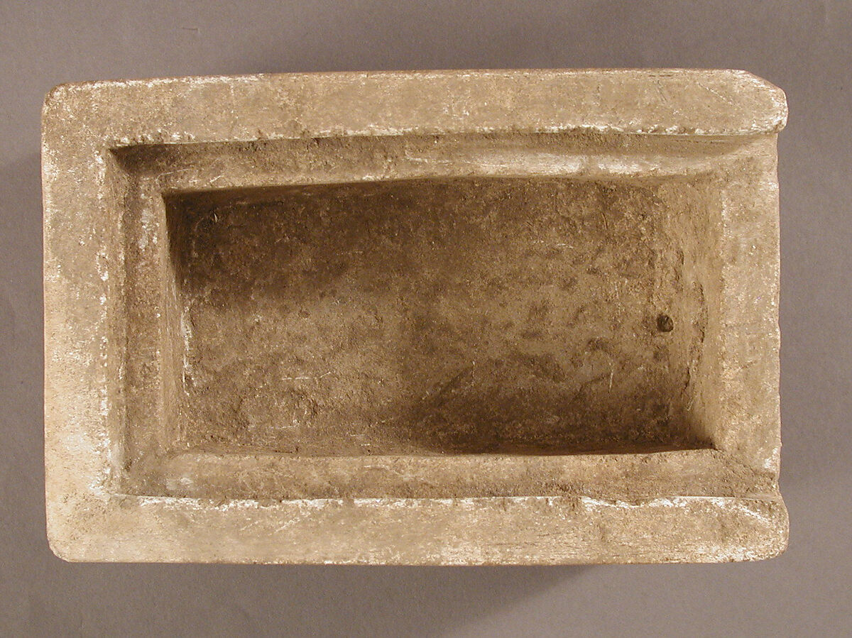 Reliquary in the Shape of a Sarcophagus, Marble, Byzantine