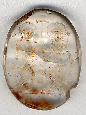 Intaglio, Rock crystal, Byzantine 