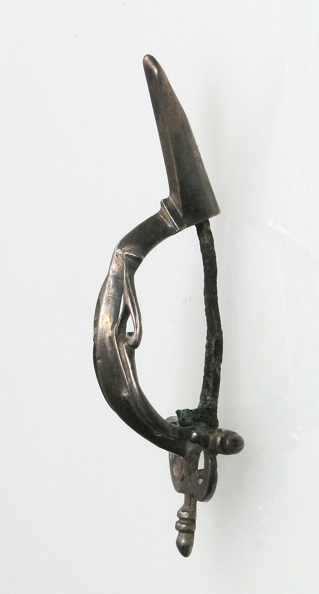 Crossbow Brooch, Silver, Roman