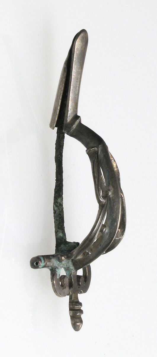 Crossbow Brooch, Silver, Roman