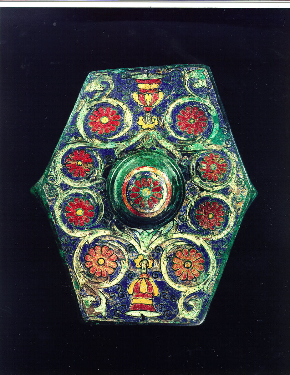 Harness Ornaments, Copper alloy, champlevé enamel, Late Roman or Byzantine