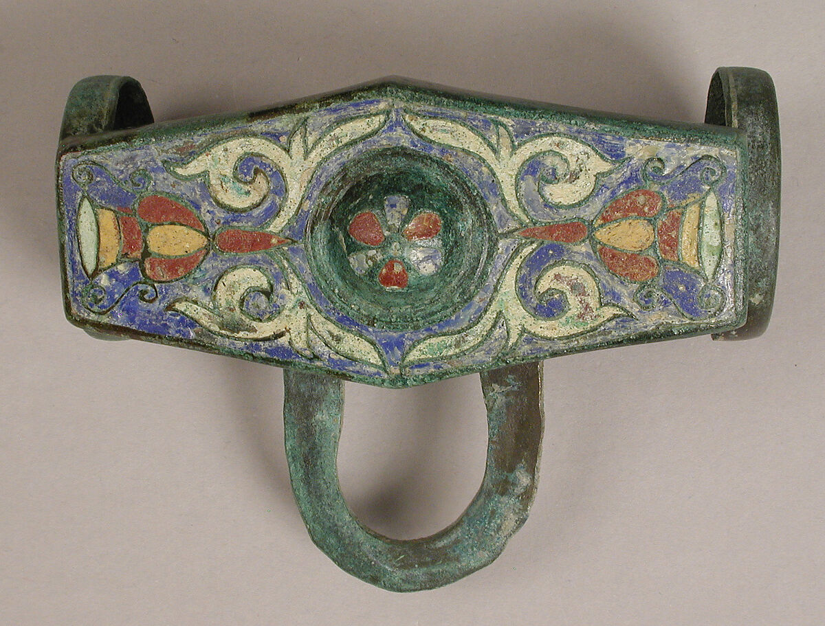 Harness Ornaments, Copper alloy, champlevé enamel, Late Roman or Byzantine