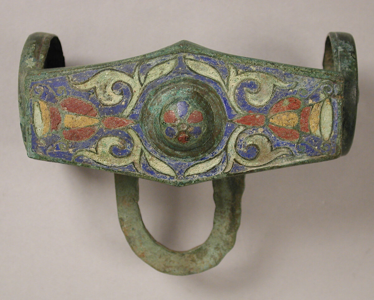 Harness Ornaments, Copper alloy, champlevé enamel, Late Roman or Byzantine