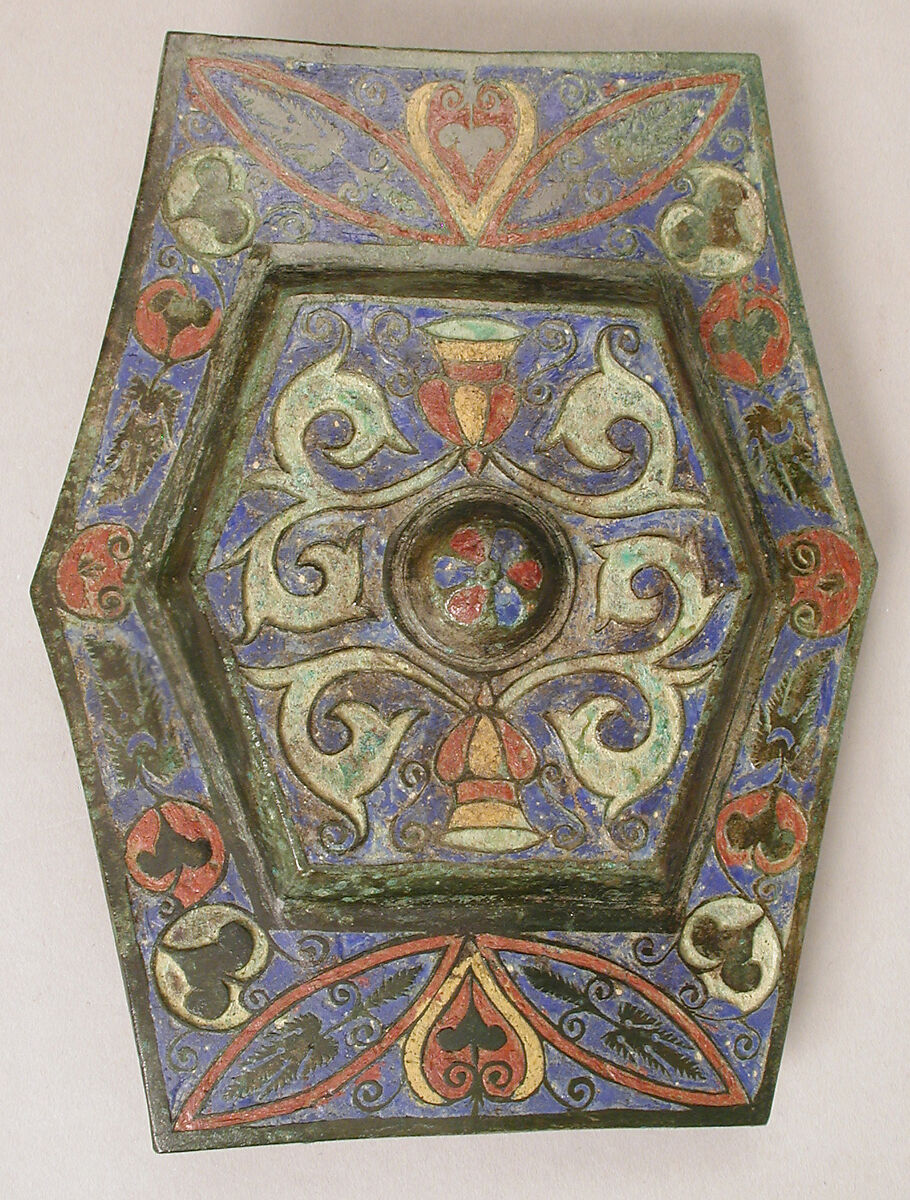 Harness Ornaments, Copper alloy, champlevé enamel, Late Roman or Byzantine