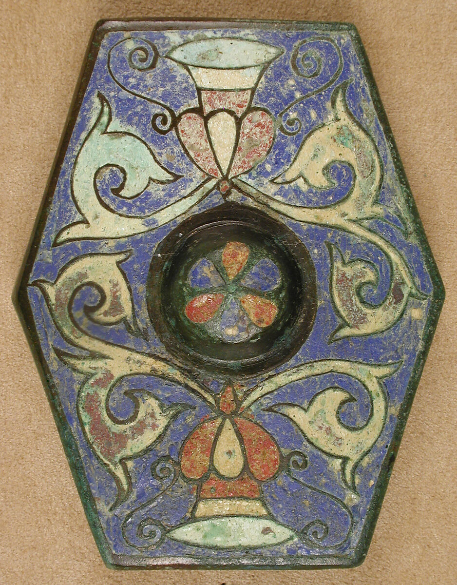 Harness Ornaments, Copper alloy, champlevé enamel, Late Roman or Byzantine