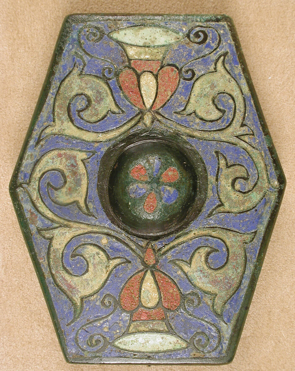 Harness Ornaments, Copper alloy, champlevé enamel, Late Roman or Byzantine