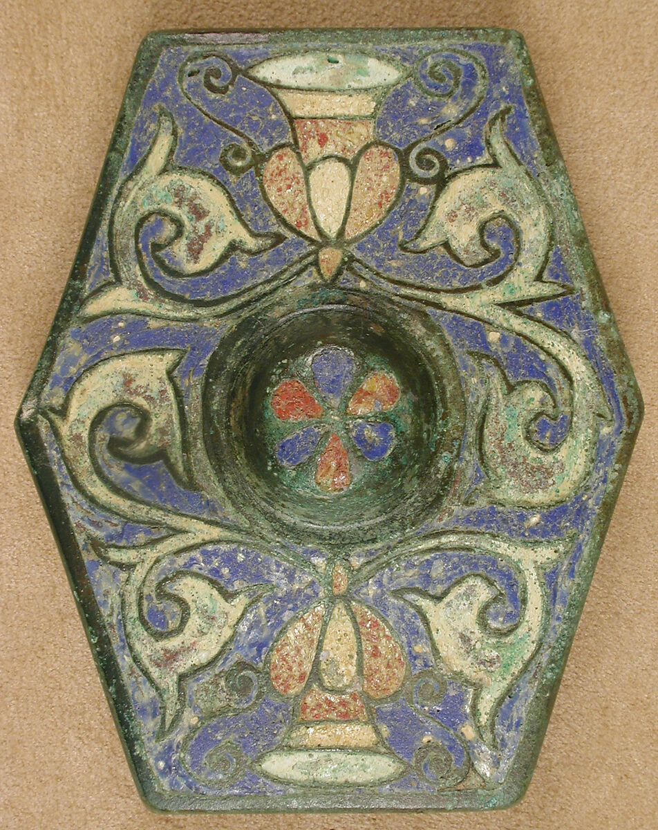 Harness Ornaments, Copper alloy, champlevé enamel, Late Roman or Byzantine