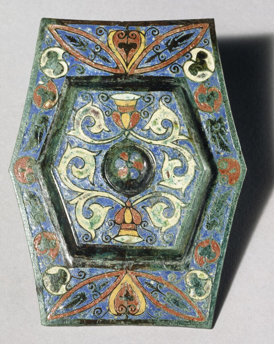 Harness Ornaments, Copper alloy, champlevé enamel, Late Roman or Byzantine