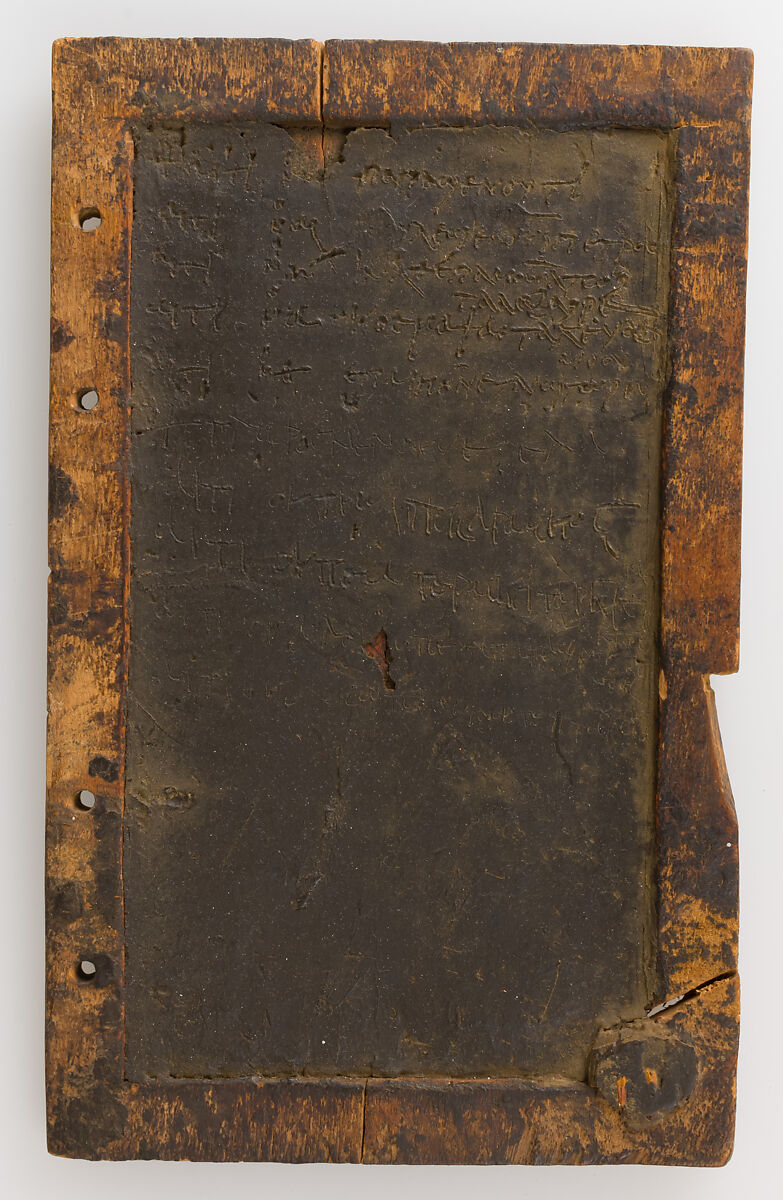 Wooden Writing Tablets, Wood and wax, Coptic