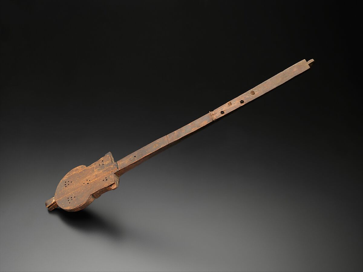 Lute, Wood with traces of paint, Roman/Byzantine 