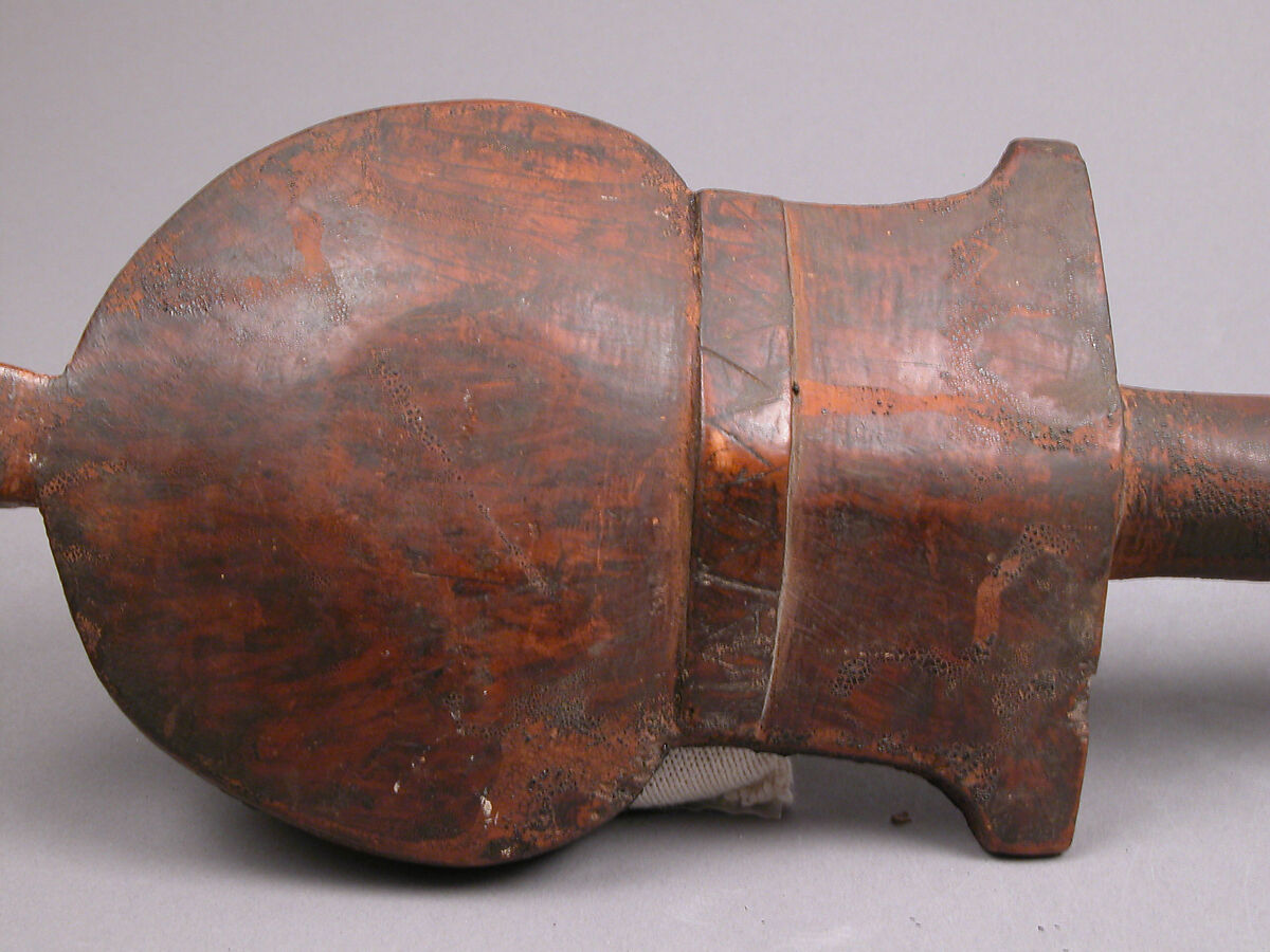 Lute, Wood with traces of paint, Roman/Byzantine