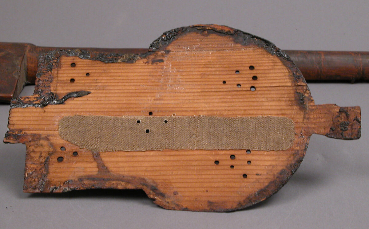 Lute, Wood with traces of paint, Roman/Byzantine