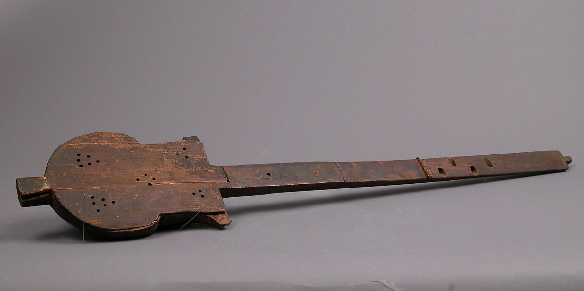 Lute, Wood with traces of paint, Roman/Byzantine